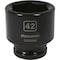 Dynamic 3/4" Drive Standard Socket, Black Phosphate, Tools 3/4" Drive 6 Point Metric, 42mm Standard Length D020042 - alternate 1